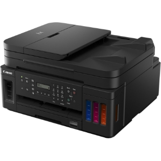 Picture of Canon PIXMA G7020 Inkjet Multifunction Printer-Color-Copier/Fax/Scanner-4800x1200 dpi Print-Automatic Duplex Print-5000 Pages-350 sheets Input-1200 dpi Optical Scan-Color Fax-Wireless LAN-Apple AirPrint-Mopria-Canon PRINT Business-PictBridg