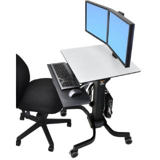 Picture of Ergotron WorkFit-C Dual Sit-Stand Workstation