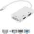 Picture of Axiom 3-in-1 Mini DisplayPort to HDMI, VGA and DVI Video Adapter