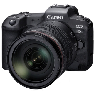 Picture of Canon EOS R5 45 Megapixel Mirrorless Camera with Lens - 0.94" - 4.13"