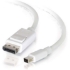 Picture of C2G 3ft Mini DisplayPort to DisplayPort Adapter Cable M/M - White