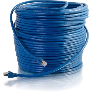 Picture of C2G 75ft Cat6 Ethernet Cable - Snagless Solid Shielded - Blue