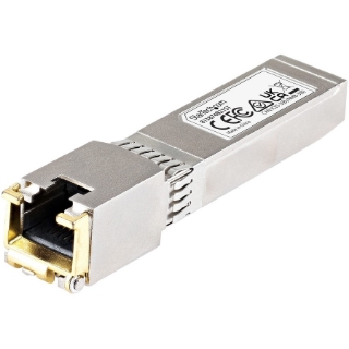 Picture of StarTech.com HPE 813874-B21 Compatible SFP+ Module - 10GBASE-T - 10GE Gigabit Ethernet SFP+ to RJ45 Cat6/Cat5e - 30m