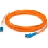 Picture of AddOn 10m LC (Male) to SC (Male) Orange OM1 Duplex Fiber OFNR (Riser-Rated) Patch Cable