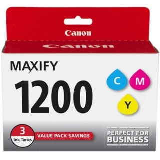 Picture of Canon PGI-1200CMY Original Ink Cartridge - Cyan, Magenta, Yellow