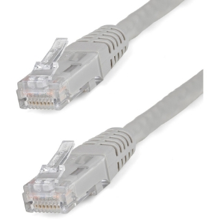 Picture of StarTech.com 10ft CAT6 Ethernet Cable - Gray Molded Gigabit - 100W PoE UTP 650MHz - Category 6 Patch Cord UL Certified Wiring/TIA