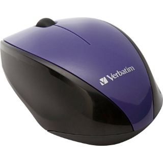Picture of Verbatim Wireless Notebook Multi-Trac Blue LED Mouse - Purple