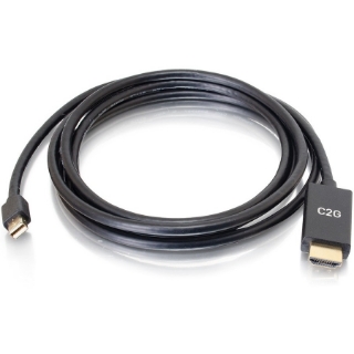 Picture of C2G 6ft 4K Mini DisplayPort to HDMI Cable - Black - M/M