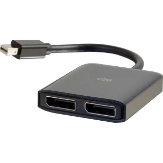 Picture of C2G 4K Mini DisplayPort to DisplayPort Monitor Splitter - Dual Monitor Hub