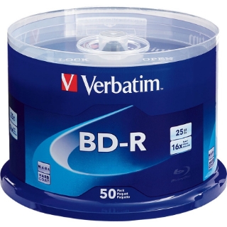 Picture of BD-R 25GB 16X with Branded Surface - 50pk Spindle