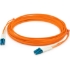 Picture of AddOn 15m LC (Male) to LC (Male) Orange OM1 Duplex Fiber OFNR (Riser-Rated) Patch Cable