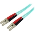 Picture of StarTech.com 10m Fiber Optic Cable - 10 Gb Aqua - Multimode Duplex 50/125 - LSZH - LC/LC - OM3 - LC to LC Fiber Patch Cable