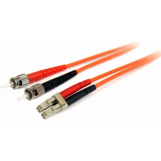 Picture of StarTech.com 10m Fiber Optic Cable - Multimode Duplex 62.5/125 - LSZH - LC/ST - OM1 - LC to ST Fiber Patch Cable