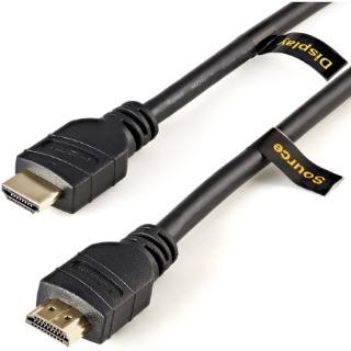 Picture of StarTech.com 50ft (15m) Active HDMI Cable, 4K 30Hz UHD High Speed HDMI 1.4 Cable with Ethernet, CL2 Rated HDMI Cord for In-Wall Install