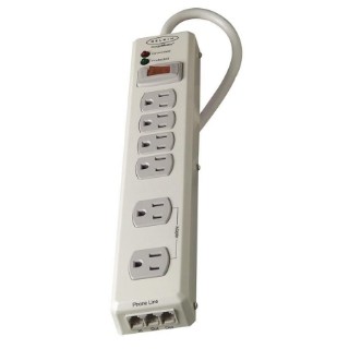 Picture of Belkin 6-Outlet Metal Surge Protector