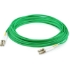 Picture of AddOn 1m LC (Male) to LC (Male) Green OM3 Duplex Fiber OFNR (Riser-Rated) Patch Cable