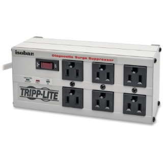 Picture of Tripp Lite Isobar Surge Protector Metal 6 Outlet 6' Cord 3330 Joules