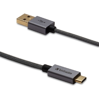 Picture of USB-C&trade; to USB-A Cable - 47 in. Braided Black