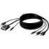 Picture of Belkin DVI to HDMI High Retention + USB A/B + Audio Passive Combo KVM Cable
