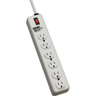 Picture of Tripp Lite Waber Surge Protector Strip 6 outlet 6' Cord 2100 Joules