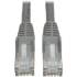 Picture of Tripp Lite 10ft Cat6 Gigabit Snagless Molded Patch Cable RJ45 M/M Gray 10'