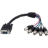 Picture of StarTech.com 1 ft Coax HD15 VGA to 5 BNC RGBHV Monitor Cable