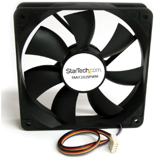 Picture of Star Tech.com 120x25mm Computer Case Fan with PWM - Pulse Width Modulation Connector