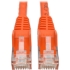 Picture of Tripp Lite 15ft Cat6 Snagless Molded Patch Cable UTP Orange RJ45 M/M 15'
