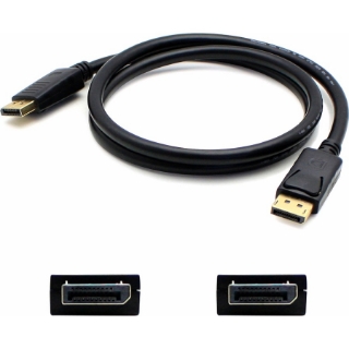 Picture of 1ft DisplayPort 1.2 Male to DisplayPort 1.2 Male Black Cable For Resolution Up to 3840x2160 (4K UHD)