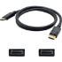 Picture of 5PK 20ft DisplayPort 1.2 Male to DisplayPort 1.2 Male Black Cables For Resolution Up to 3840x2160 (4K UHD)