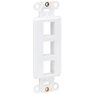 Picture of Tripp Lite Center Plate Insert, Decora Style - Vertical, 3 Ports