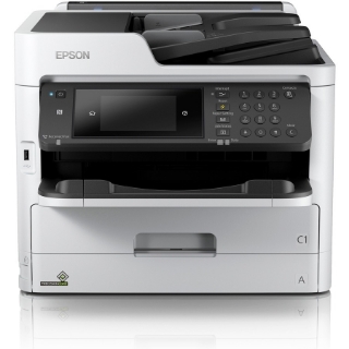 Picture of Epson WorkForce Pro WF-C5710 Inkjet Multifunction Printer-Color-Copier/Fax/Scanner-4800x1200 dpi Print-Automatic Duplex Print-45000 Pages-330 sheets Input-1200 dpi Optical Scan-Color Fax-Wireless LAN-Apple AirPrint
