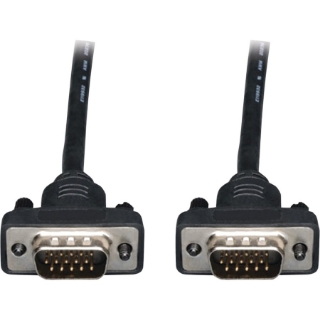 Picture of Tripp Lite 3ft VGA Coax Monitor Cable Low Profile with RGB High Resolution HD15 M/M 3'