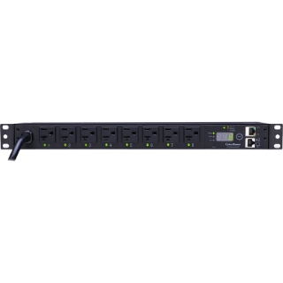 Picture of CyberPower Switched PDU RM 1U PDU20SWT8FNET 20A 8-Outlet