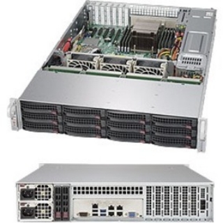 Picture of Supermicro SuperServer 6028R-E1CR12H Barebone System - 2U Rack-mountable - Socket R3 LGA-2011 - 2 x Processor Support