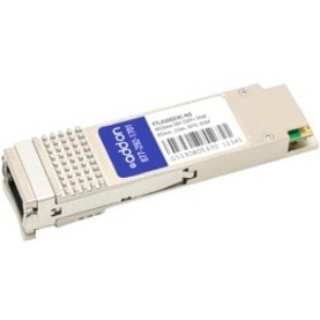 Picture of AddOn Finisar FTL410QE4C Compatible TAA Compliant 40GBase-SR4 QSFP+ Transceiver (MMF, 850nm, 150m, MPO, DOM)