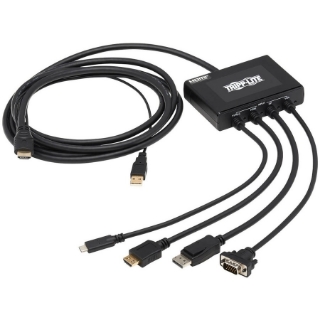 Picture of Tripp Lite Presentation Adapter 4-Port 4K60Hz HDMI DP USB C & VGA to HDMI