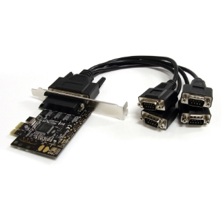Picture of StarTech.com 4 Port PCI Express Serial Card w/ Breakout Cable