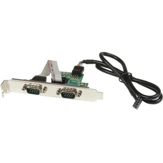 Picture of StarTech.com 24in Internal USB Motherboard Header to 2 Port Serial RS232 Adapter