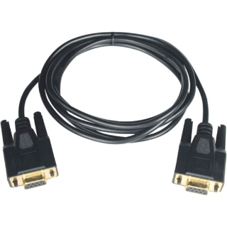 Picture of Tripp Lite 10ft Null Modem Serial RS232 Cable Adapter DB9 F/F 10'