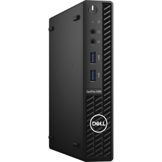 Picture of Dell OptiPlex 3000 3080 Desktop Computer - Intel Core i5 10th Gen i5-10500T Hexa-core (6 Core) 2.30 GHz - 8 GB RAM DDR4 SDRAM - 256 GB NVMe M.2 PCI Express M.2 SSD - Micro PC - Black