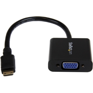 Picture of StarTech.com Mini HDMI&reg; to VGA Adapter Converter for Digital Still Camera / Video Camera - 1920x1080