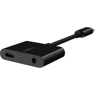 Picture of Belkin RockStar 3.5mm Audio + USB-C Charge Adapter
