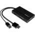 Picture of StarTech.com Travel A/V Adapter 3-in-1 HDMI to DisplayPort VGA or DVI - HDMI Adapter - 1920 x 1200