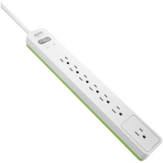 Picture of APC by Schneider Electric Essential SurgeArrest PE76W, 7 Outlets, 6 Foot Cord, 120V, White