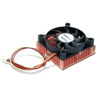 Picture of Star Tech.com 1U 60x10mm Socket 7/370 CPU Cooler Fan w/ Copper Heatsink & TX3
