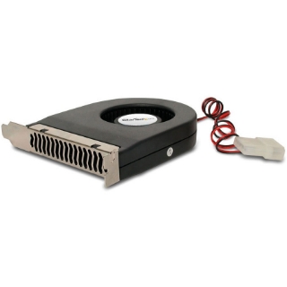 Picture of StarTech.com Expansion Slot Rear Exhaust Cooling Fan with LP4 Connector - PC Case Exhaust Fan/Video Card Cooler Fan - System fan kit