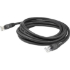 Picture of AddOn 14ft RJ-45 (Male) to RJ-45 (Male) Black Cat6 STP PVC Copper Patch Cable