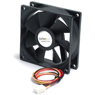 Picture of StarTech.com 80x25mm Ball Bearing Quiet Computer Case Fan w/ TX3 Connector - Fan Kit