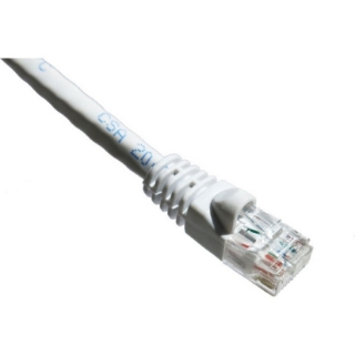 Picture of Axiom 6-INCH CAT6 550mhz S/FTP Shielded Patch Cable Molded Boot (White)